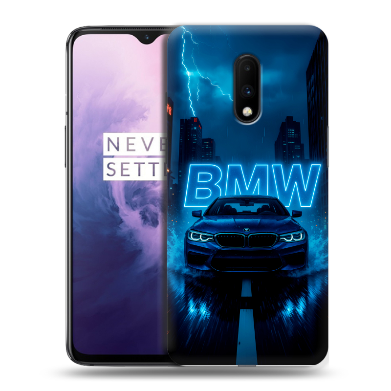 Силиконовый чехол на OnePlus 7 с принтом BMW БМВ Силиконовый чехол на OnePlus 7 с принтом BMW БМВ