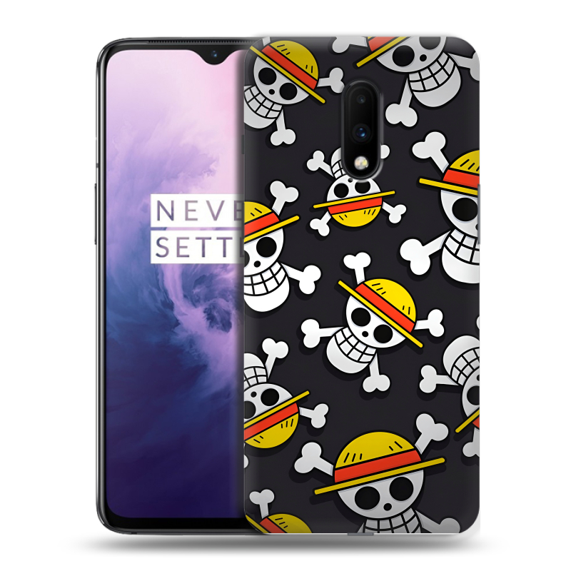 Силиконовый чехол на OnePlus 7 с принтом One Piece Ван Пис Силиконовый чехол на OnePlus 7 с принтом One Piece Ван Пис