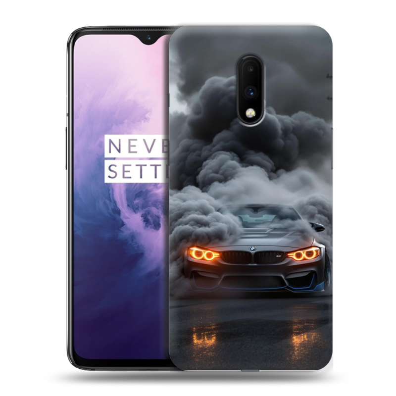 Силиконовый чехол на OnePlus 7 с принтом BMW БМВ Силиконовый чехол на OnePlus 7 с принтом BMW БМВ