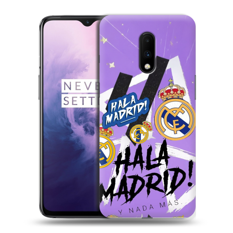 Силиконовый чехол на OnePlus 7 с принтом Real Madrid Реал Мадрид Силиконовый чехол на OnePlus 7 с принтом Real Madrid Реал Мадрид