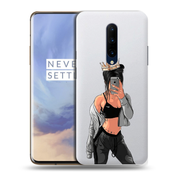Силиконовый чехол на OnePlus 7 Pro с принтом Женские принты