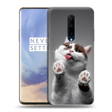 Силиконовый чехол на OnePlus 7 Pro с принтом Коты