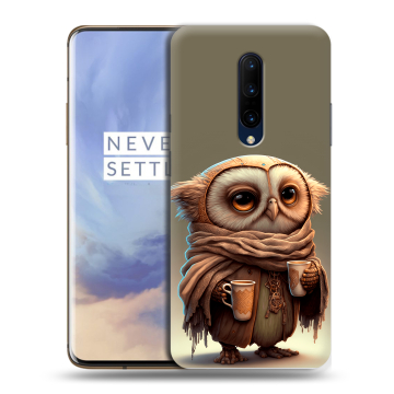 Силиконовый чехол на OnePlus 7 Pro с принтом Сова