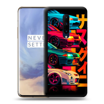 Силиконовый чехол на OnePlus 7 Pro с принтом Гоночные машины Силиконовый чехол на OnePlus 7 Pro с принтом Гоночные машины