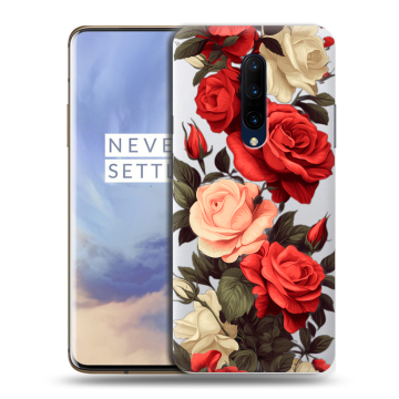 Силиконовый чехол на OnePlus 7 Pro с принтом Розы Силиконовый чехол на OnePlus 7 Pro с принтом Розы