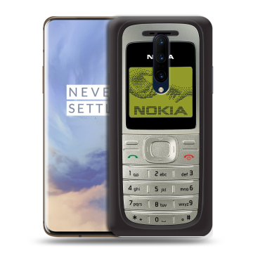 Силиконовый чехол на OnePlus 7 Pro с принтом Ретро Нокия