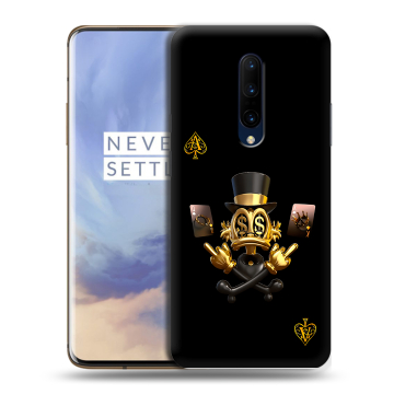Силиконовый чехол на OnePlus 7 Pro с принтом Золотой скрудж макдак