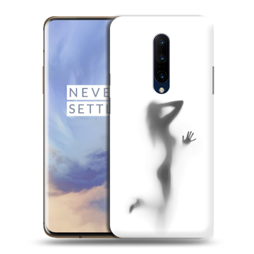 Силиконовый чехол на OnePlus 7 Pro с принтом Силуэт