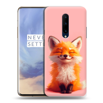 Силиконовый чехол на OnePlus 7 Pro с принтом милая лиса Силиконовый чехол на OnePlus 7 Pro с принтом милая лиса