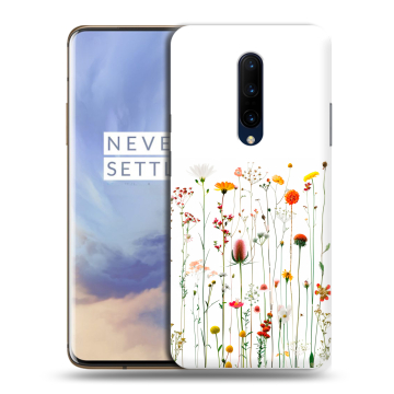 Силиконовый чехол на OnePlus 7 Pro с принтом цветы Силиконовый чехол на OnePlus 7 Pro с принтом цветы