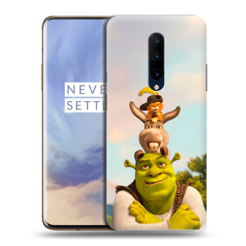 Силиконовый чехол на OnePlus 7 Pro с принтом Шрек Shrek