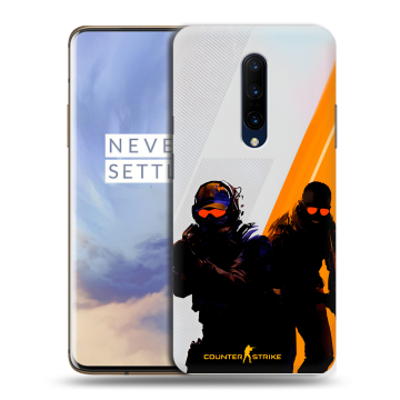Силиконовый чехол на OnePlus 7 Pro с принтом Контер страйк Counter strike Силиконовый чехол на OnePlus 7 Pro с принтом Контер страйк Counter strike
