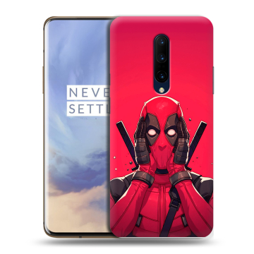Силиконовый чехол на OnePlus 7 Pro с принтом Дедпул Deadpool Силиконовый чехол на OnePlus 7 Pro с принтом Дедпул Deadpool