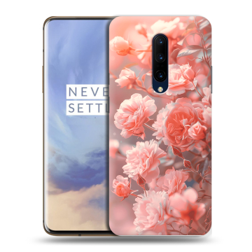 Силиконовый чехол на OnePlus 7 Pro с принтом Розы цветы Силиконовый чехол на OnePlus 7 Pro с принтом Розы цветы