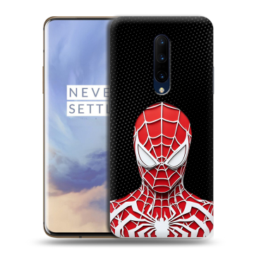 Силиконовый чехол на OnePlus 7 Pro с принтом человек паук spiderman Силиконовый чехол на OnePlus 7 Pro с принтом человек паук spiderman