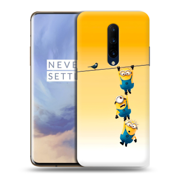 Силиконовый чехол на OnePlus 7 Pro с принтом Миньоны Силиконовый чехол на OnePlus 7 Pro с принтом Миньоны