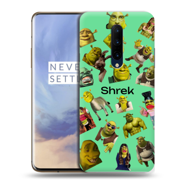 Силиконовый чехол на OnePlus 7 Pro с принтом Шрек Shrek