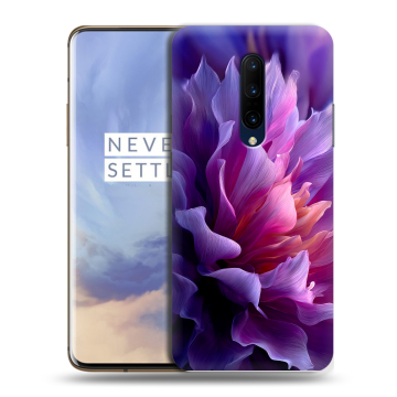 Силиконовый чехол на OnePlus 7 Pro с принтом женский цветы Силиконовый чехол на OnePlus 7 Pro с принтом женский цветы
