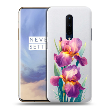Силиконовый чехол на OnePlus 7 Pro с принтом Цветы орхидеи