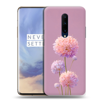 Силиконовый чехол на OnePlus 7 Pro с принтом Цветы