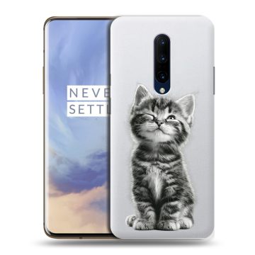 Силиконовый чехол на OnePlus 7 Pro с принтом Котенок Силиконовый чехол на OnePlus 7 Pro с принтом Котенок