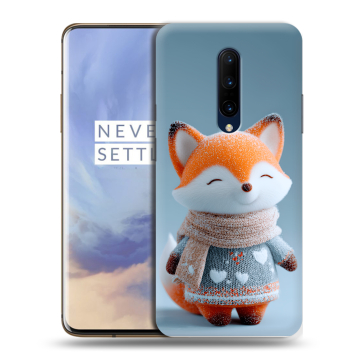 Силиконовый чехол на OnePlus 7 Pro с принтом Лиса