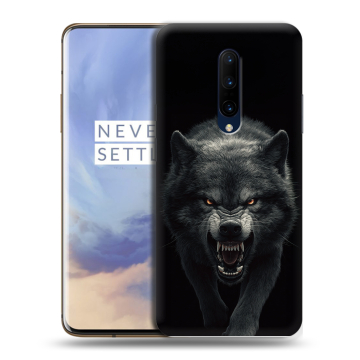 Силиконовый чехол на OnePlus 7 Pro с принтом Волк Силиконовый чехол на OnePlus 7 Pro с принтом Волк