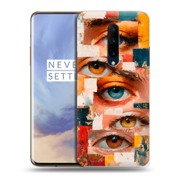 Силиконовый чехол на OnePlus 7 Pro с принтом Модный принт