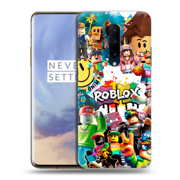 Силиконовый чехол на OnePlus 7 Pro с принтом Roblox Роблокс Силиконовый чехол на OnePlus 7 Pro с принтом Roblox Роблокс