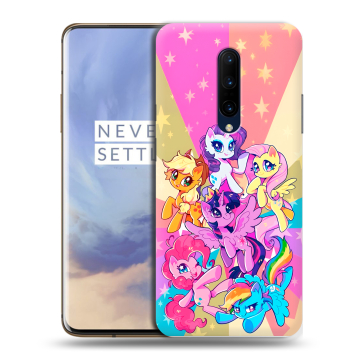 Силиконовый чехол на OnePlus 7 Pro с принтом My little pony Дружба чудо Силиконовый чехол на OnePlus 7 Pro с принтом My little pony Дружба чудо