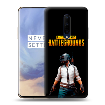 Силиконовый чехол на OnePlus 7 Pro с принтом PUGB ПАГБ Силиконовый чехол на OnePlus 7 Pro с принтом PUGB ПАГБ