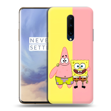 Силиконовый чехол на OnePlus 7 Pro с принтом Спанч боб Спанчбоб Силиконовый чехол на OnePlus 7 Pro с принтом Спанч боб Спанчбоб