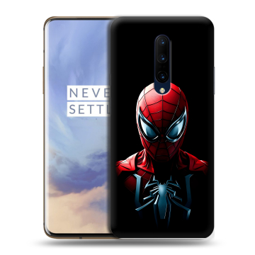 Силиконовый чехол на OnePlus 7 Pro с принтом Spiderman Человек паук