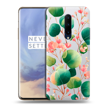 Силиконовый чехол на OnePlus 7 Pro с принтом женский