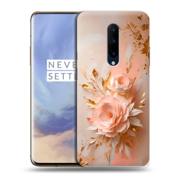 Силиконовый чехол на OnePlus 7 Pro с принтом женский