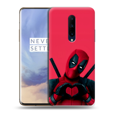 Силиконовый чехол на OnePlus 7 Pro с принтом Дедпул Deadpool Силиконовый чехол на OnePlus 7 Pro с принтом Дедпул Deadpool