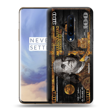 Силиконовый чехол на OnePlus 7 Pro с принтом Доллар деньги Силиконовый чехол на OnePlus 7 Pro с принтом Доллар деньги