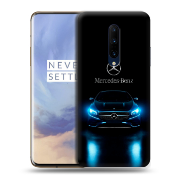 Силиконовый чехол на OnePlus 7 Pro с принтом Mercedes Мерседес