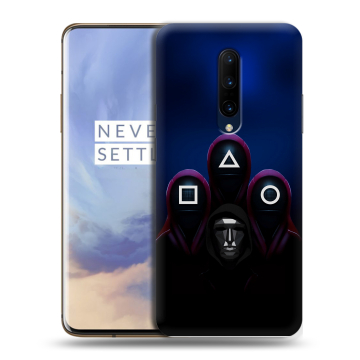 Силиконовый чехол на OnePlus 7 Pro с принтом Игра Кальмара
