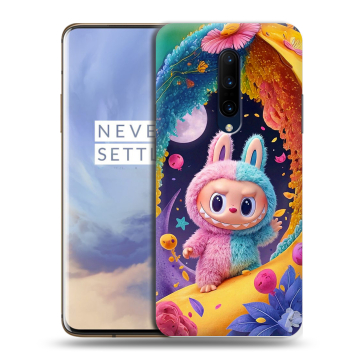 Силиконовый чехол на OnePlus 7 Pro с принтом Labubu Лабубу Силиконовый чехол на OnePlus 7 Pro с принтом Labubu Лабубу