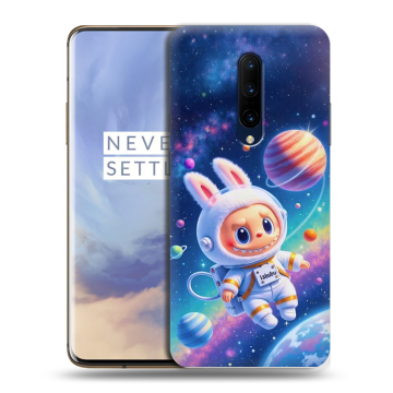 Силиконовый чехол на OnePlus 7 Pro с принтом Labubu Лабубу Силиконовый чехол на OnePlus 7 Pro с принтом Labubu Лабубу
