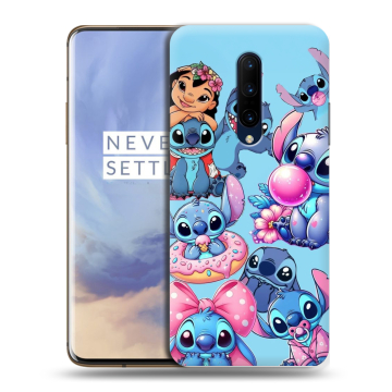 Силиконовый чехол на OnePlus 7 Pro с принтом Лило и Стич