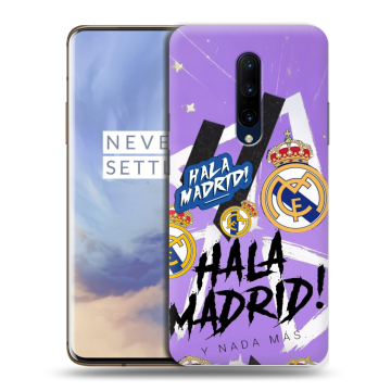 Силиконовый чехол на OnePlus 7 Pro с принтом Real Madrid Реал Мадрид