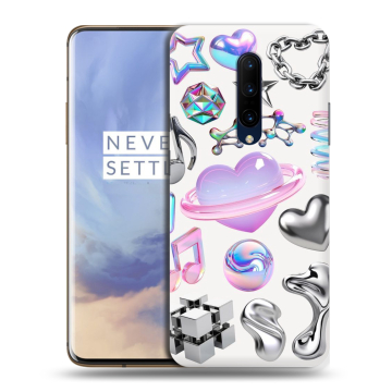 Силиконовый чехол на OnePlus 7 Pro с принтом Y2K Силиконовый чехол на OnePlus 7 Pro с принтом Y2K