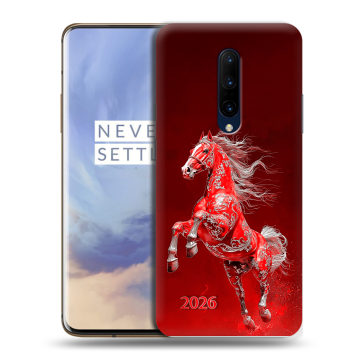 Силиконовый чехол на OnePlus 7 Pro с принтом Новый год