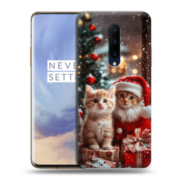 Силиконовый чехол на OnePlus 7 Pro с принтом Новый год