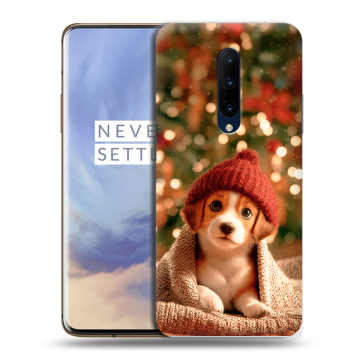 Силиконовый чехол на OnePlus 7 Pro с принтом Новый год