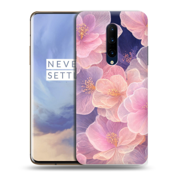 Силиконовый чехол на OnePlus 7 Pro с принтом женский