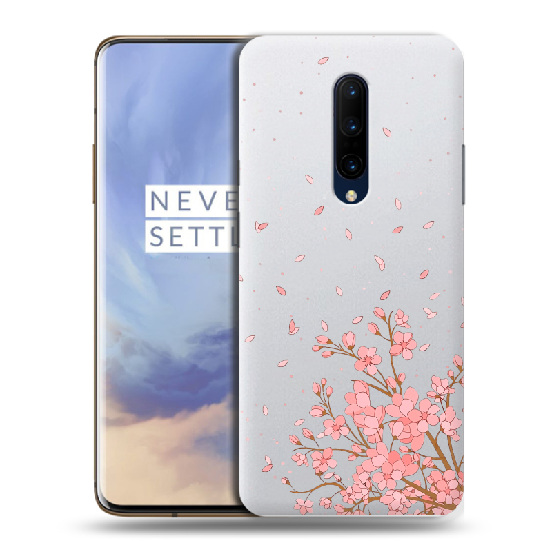 Пластиковый чехол на OnePlus 7 Pro с принтом Ветка сакуры Пластиковый чехол на OnePlus 7 Pro с принтом Ветка сакуры