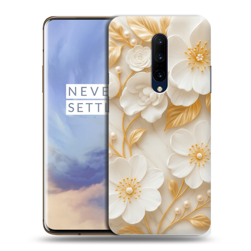 Силиконовый чехол на OnePlus 7 Pro с принтом Цветы Силиконовый чехол на OnePlus 7 Pro с принтом Цветы
